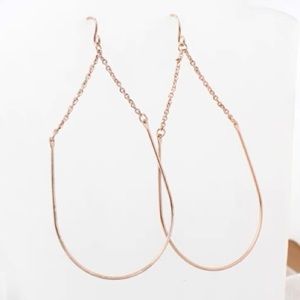 ❣️$25/3❣️Huge You Shaped Dangle Earrings